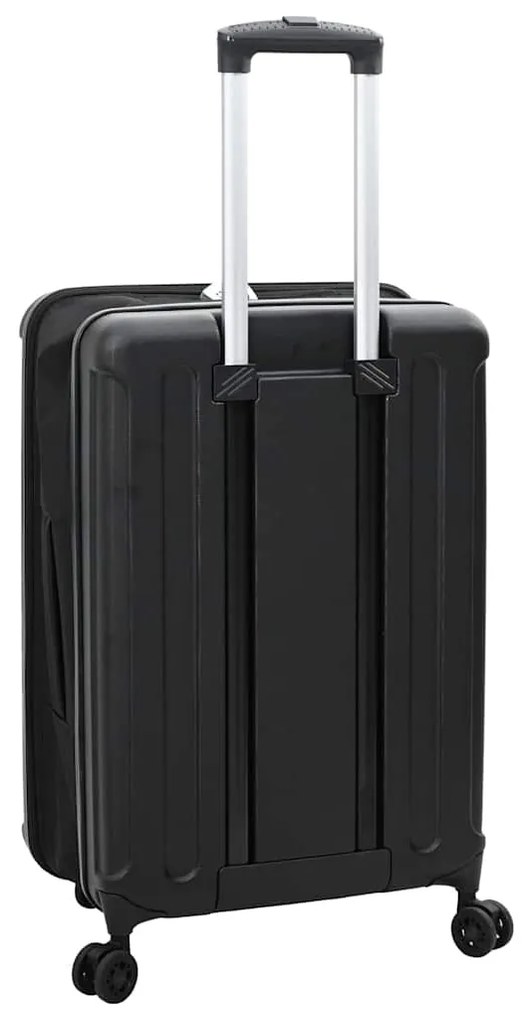 Mala Dobrável Shell Duro 20'' Preta 34x23x55,5 cm ABS