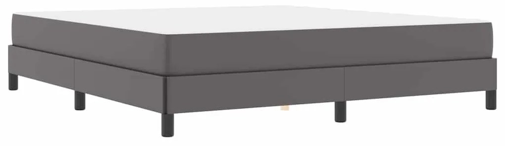 Cama Outros Cinzeto 180 x 200 cm Couro sintético