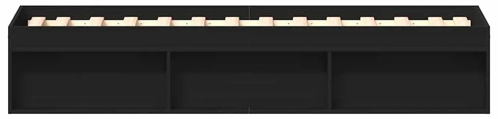 Estrutura de cama 90x200 cm preto