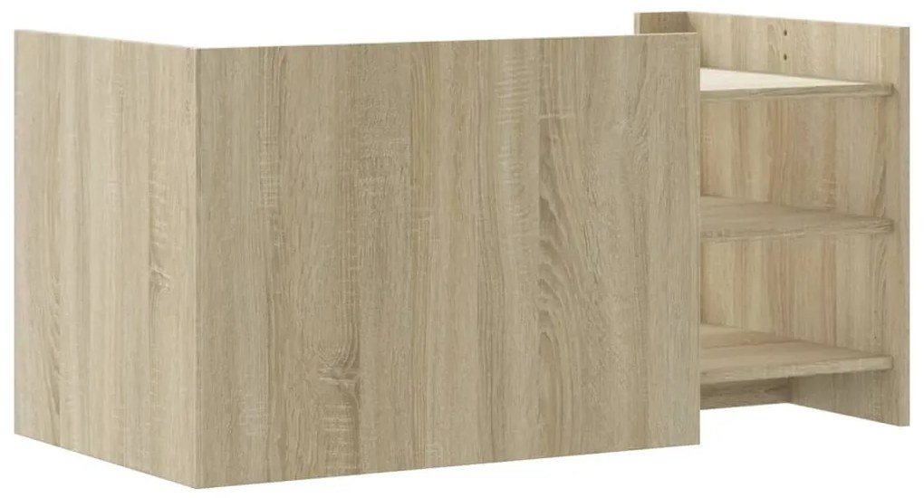 Mesa de centro 100x50x50cm derivados de madeira carvalho sonoma