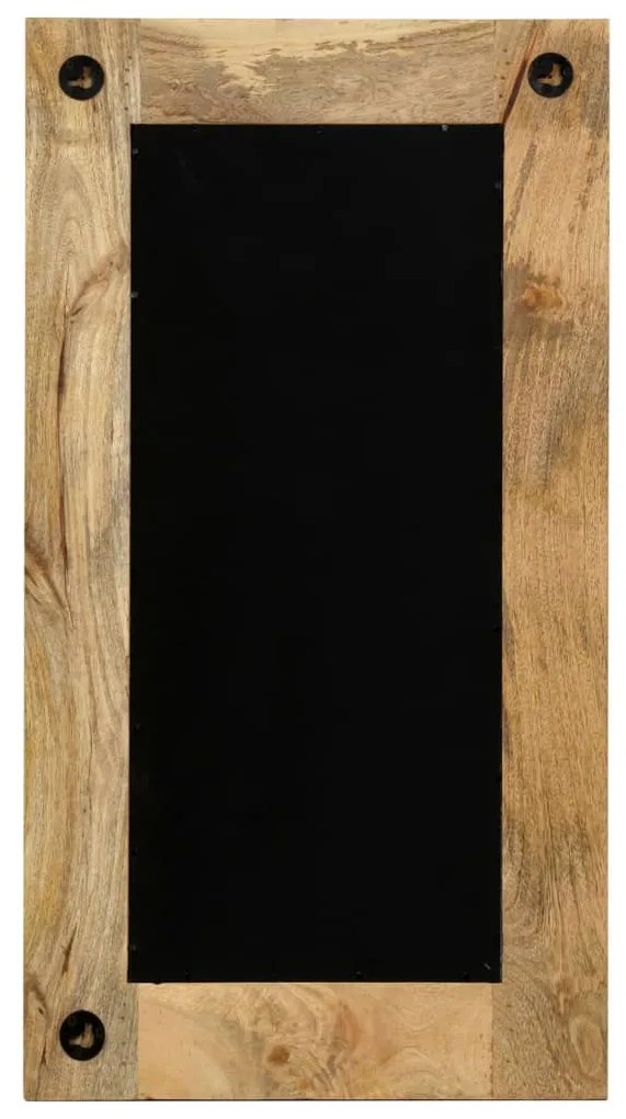 Espelho em madeira de mangueira maciça 50x110 cm