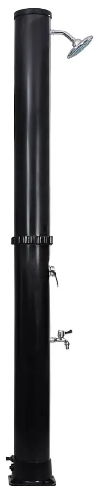 Chuveiro solar de exterior c/ cabeça e torneira 40 L