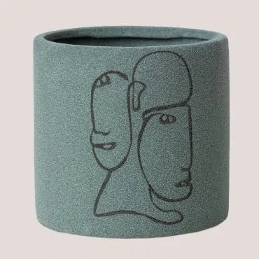 Vaso Em Cerâmica Olaf A - Sklum