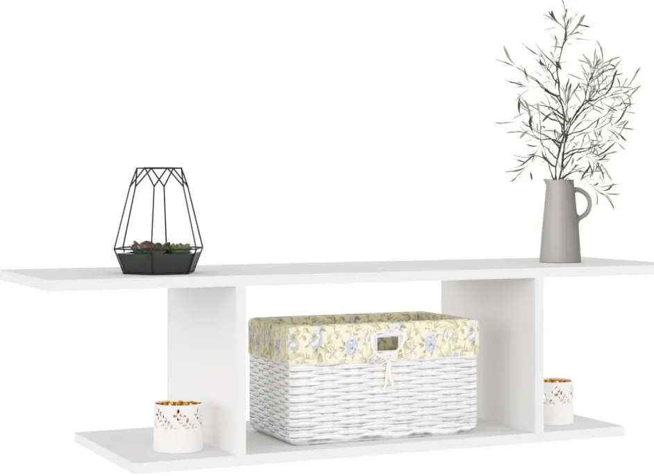 Armário de parede para TV 103x30x26,5 cm branco