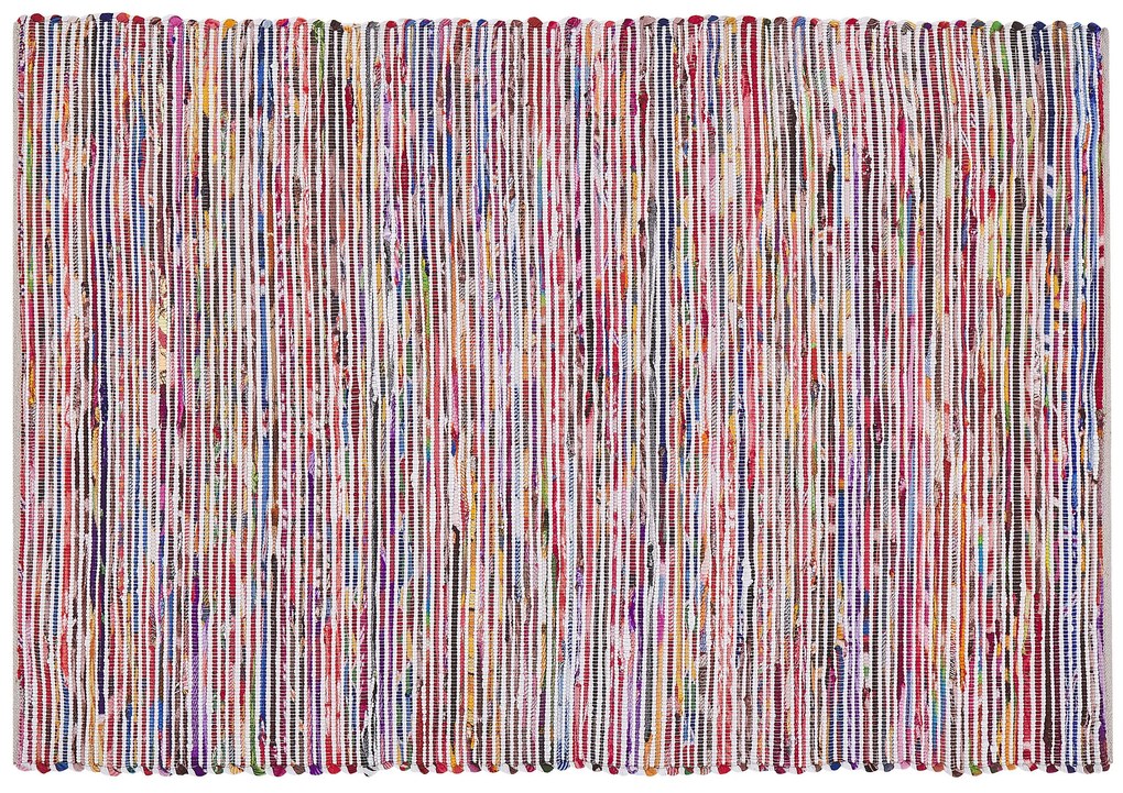 Tapete de algodão multicolor claro 160 x 230 cm BARTIN Beliani
