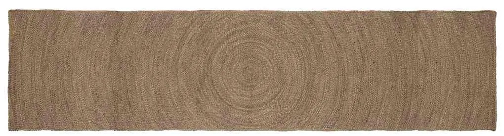 vidaXL Tapetes de área Retangular Cinzeto 60 x 400 cm Juta