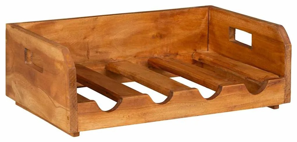 Garrafeiras para 16 garrafas 4 pcs madeira de mogno maciça