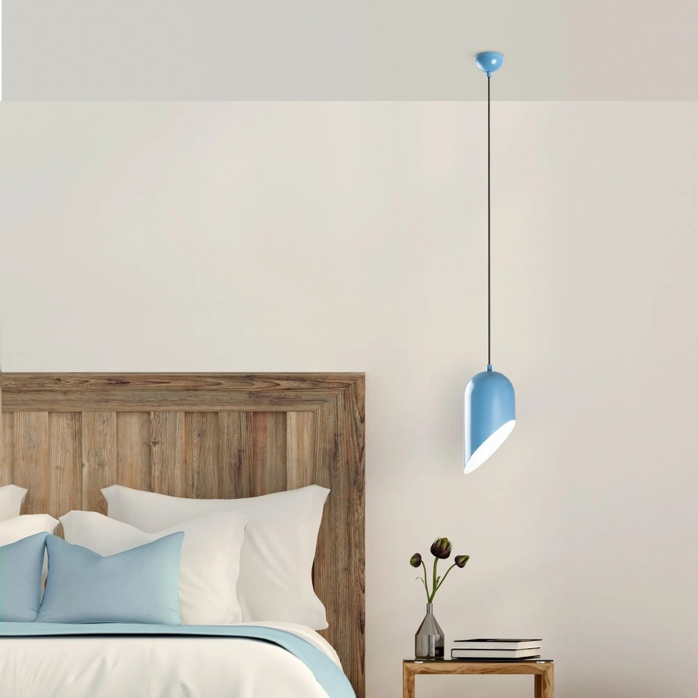 Candeeiro Kesik – Azul Claro – Ø14 h:25 cm