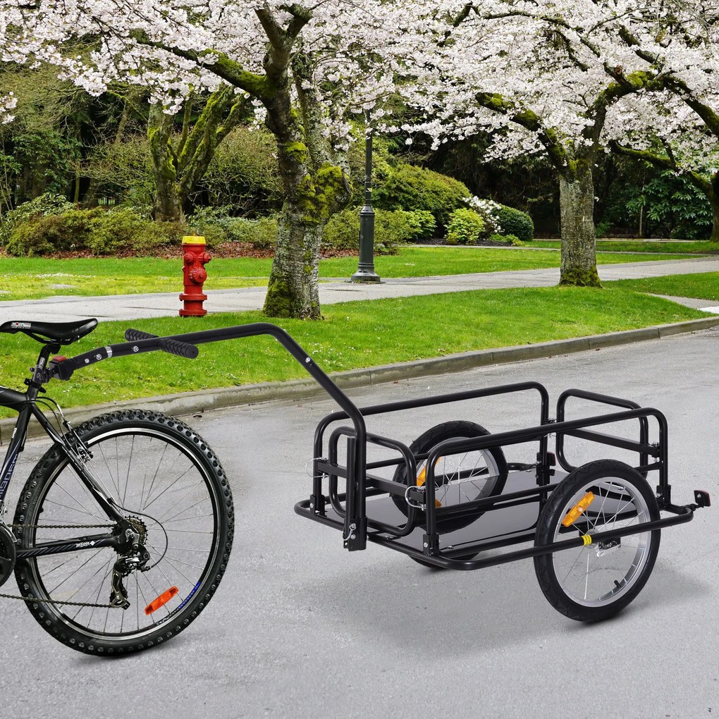 Reboque de Bicicleta – Modelo Reykjavik – 155x71 – Preto