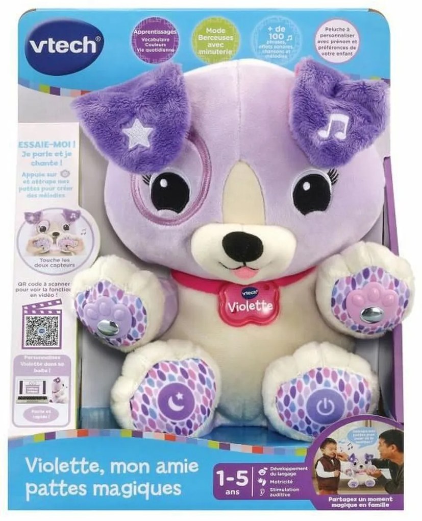 Peluche Vtech Violet, My Magic Paws Friend