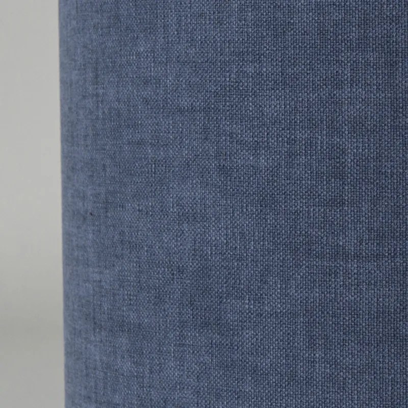 Candeeiro de suspensão em aço com abajur 35 cm azul ajustável - Blitz Moderno