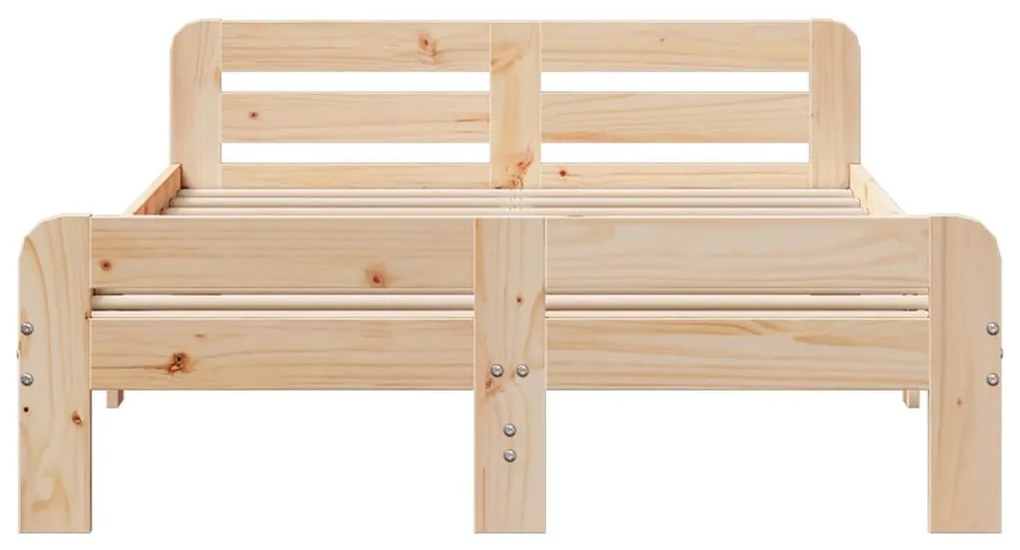 Cama sem colchão 135x190 cm madeira de pinho maciça