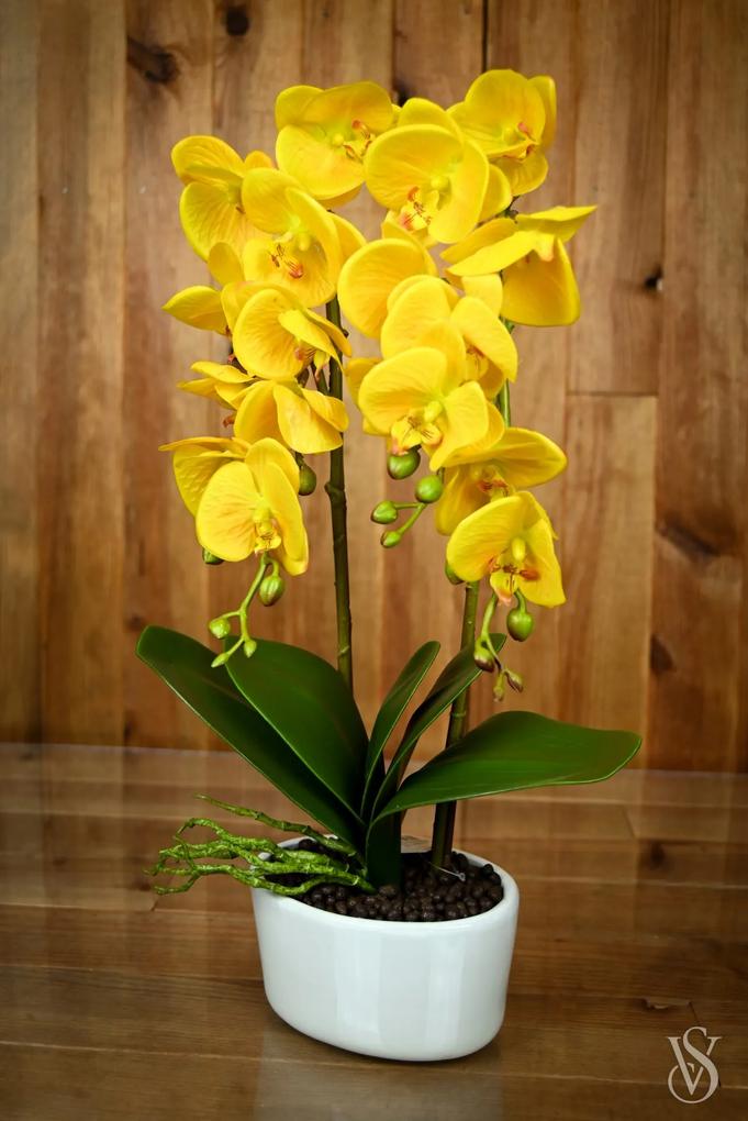 Orquídea Artificial em Vaso 55 cm 1