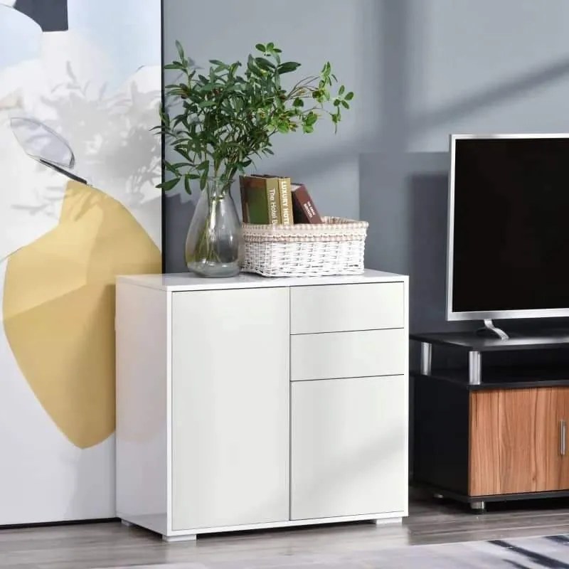 Aparador Sean de 79 cm - Branco - Design Nórdico