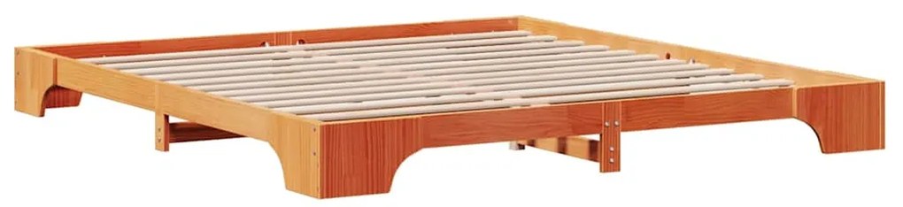 Cama de Pinho Maciço Castanho 180 x 200 cm