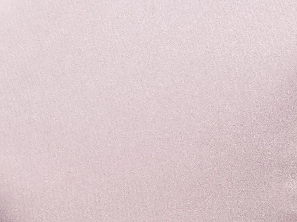 Poltrona para crianças com forma de coroa em veludo rosa VEGA Beliani