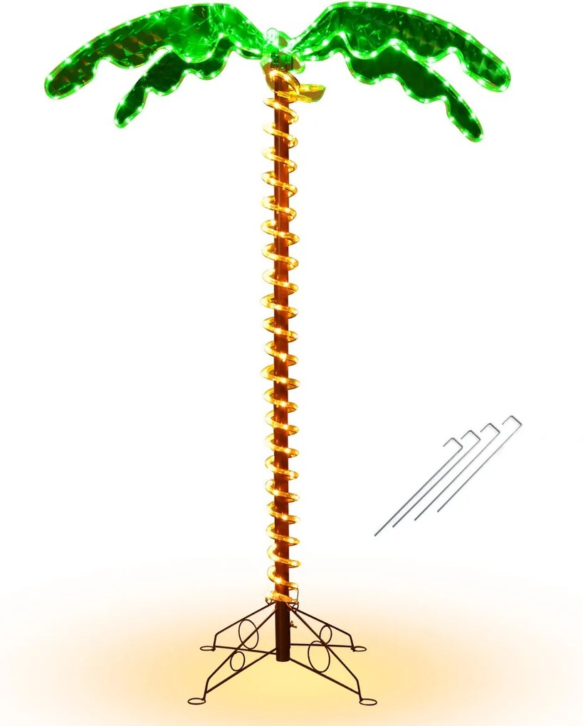 Palmeira Tropical Artificial com LED "Álfheimr" - 154 cm