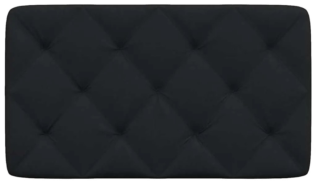Almofadão de cabeceira 90 cm tecido preto