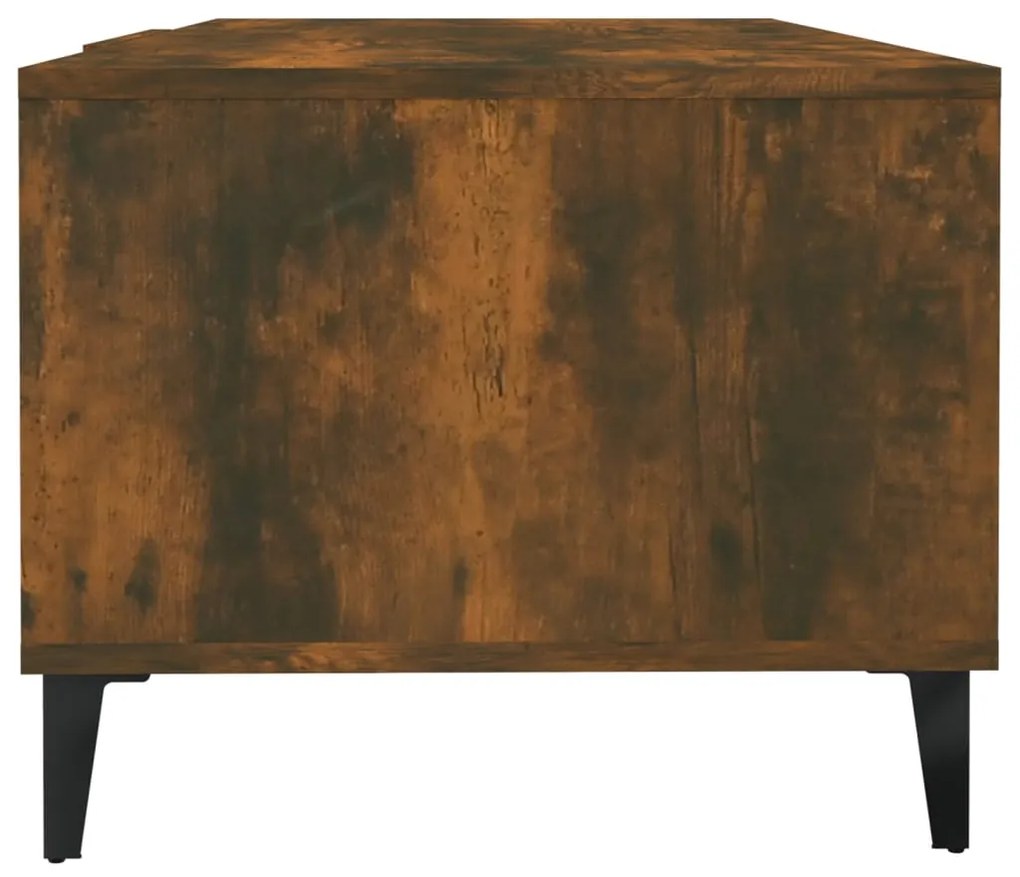 Mesa de centro 102x50x40 cm madeira processada carvalho fumado