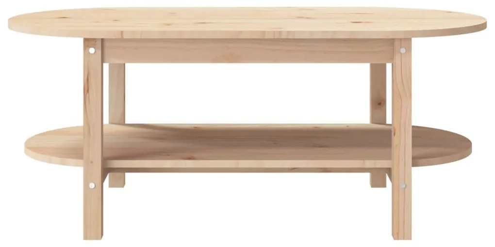 Mesa de centro 110x55x45 cm madeira de pinho maciça