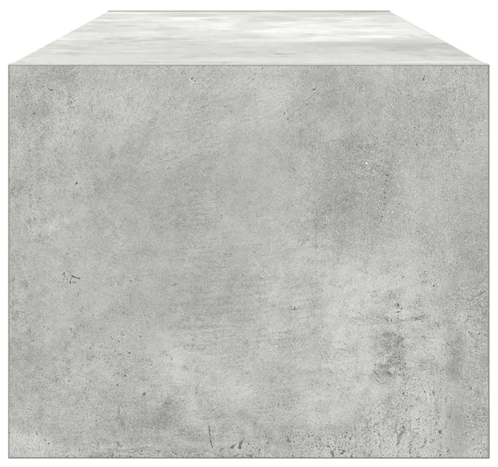 Móvel de TV 100x31x25,5 cm derivados de madeira cinza cimento