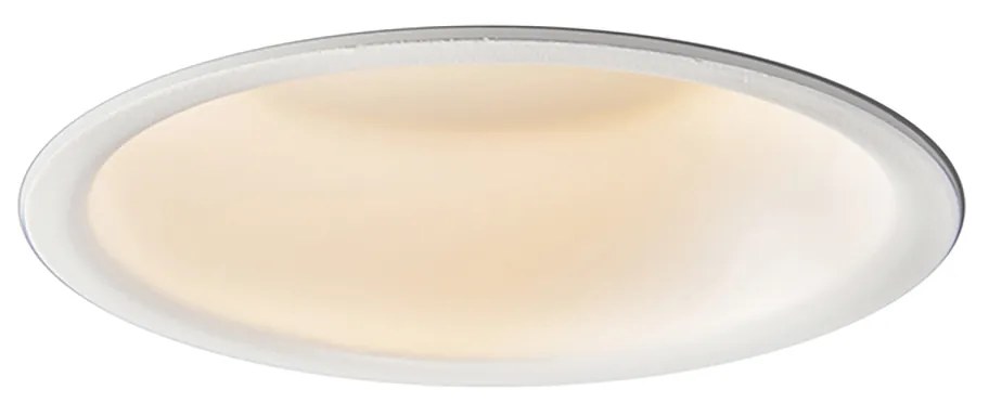 Conjunto de 3 focos embutidos modernos brancos - Dept