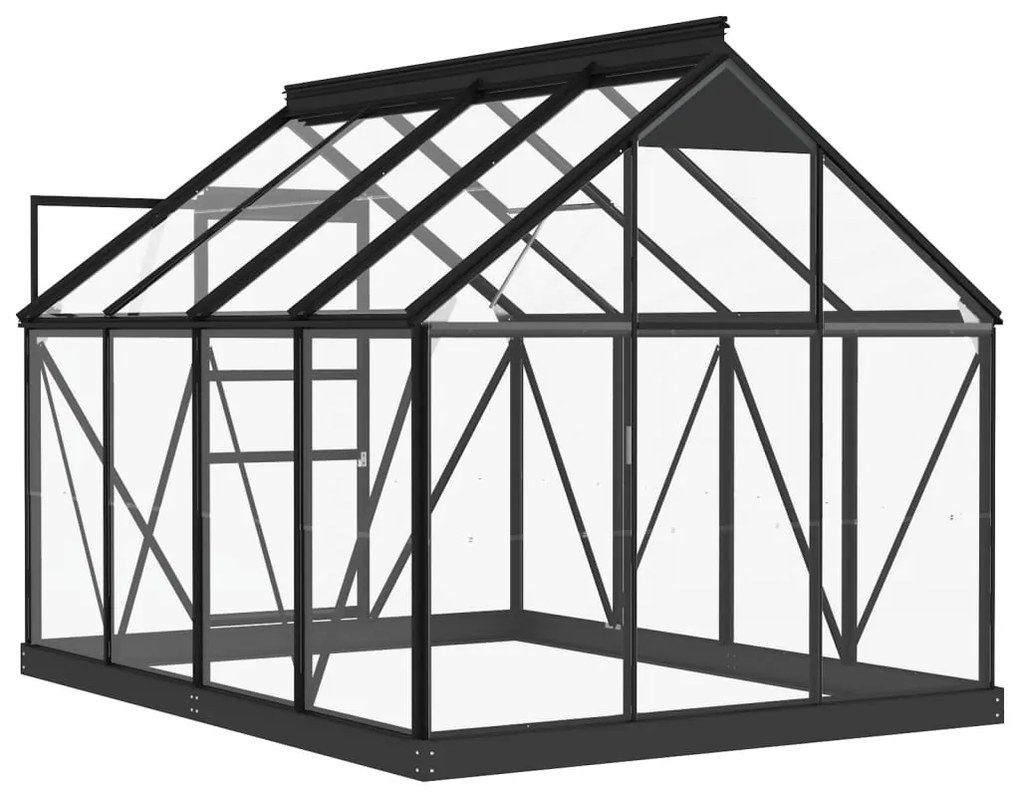 Estrutura substituição estufa 155x103x191 cm alumínio antracite