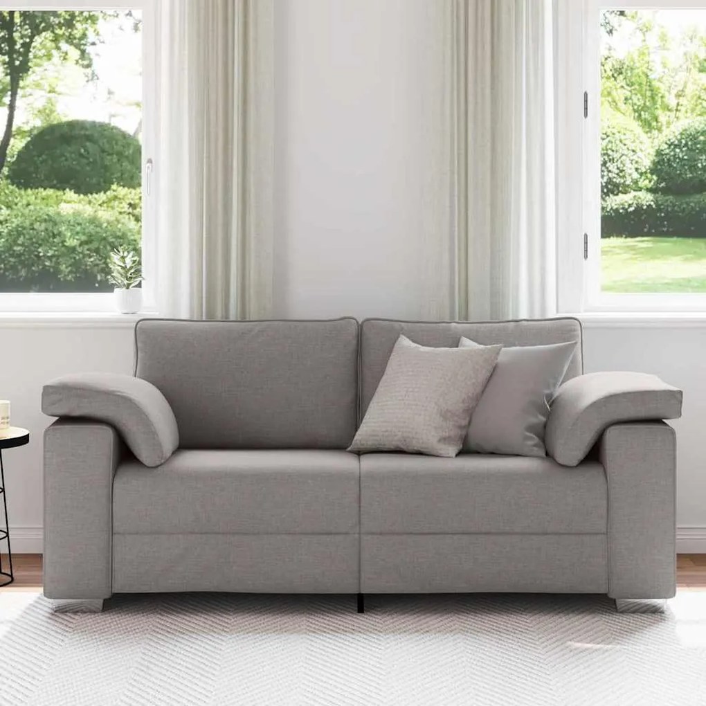 Sofá Loveseat em Taupe - Tecido de 140 cm