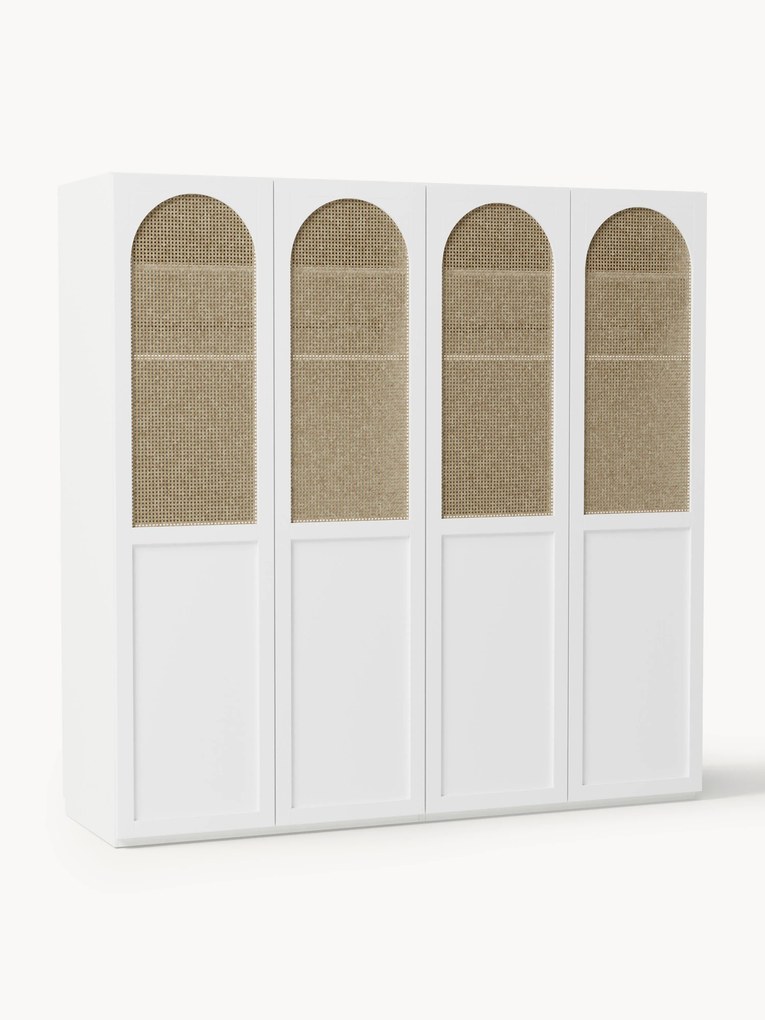 Roupeiro modular com portas articuladas Jeanne, L 200 cm, vários tamanhos