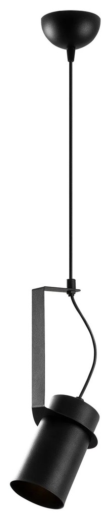 Candeeiro de Teto Spot – Preto – 24 x 24 cm