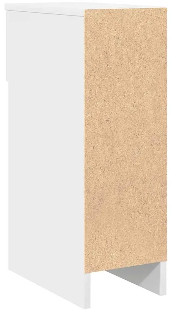 Mesa de cabeceira com gaveta 20x36x60 cm branco