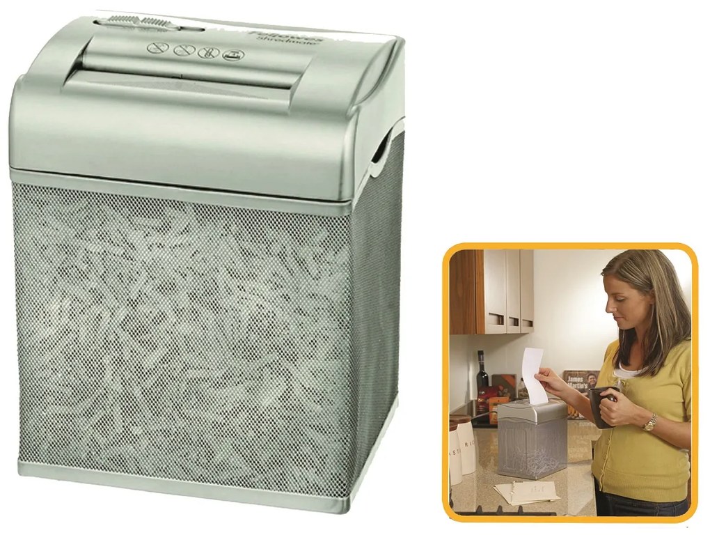 Destruidora de Papel Fellowes Shredmate, 4fls, 4,5L