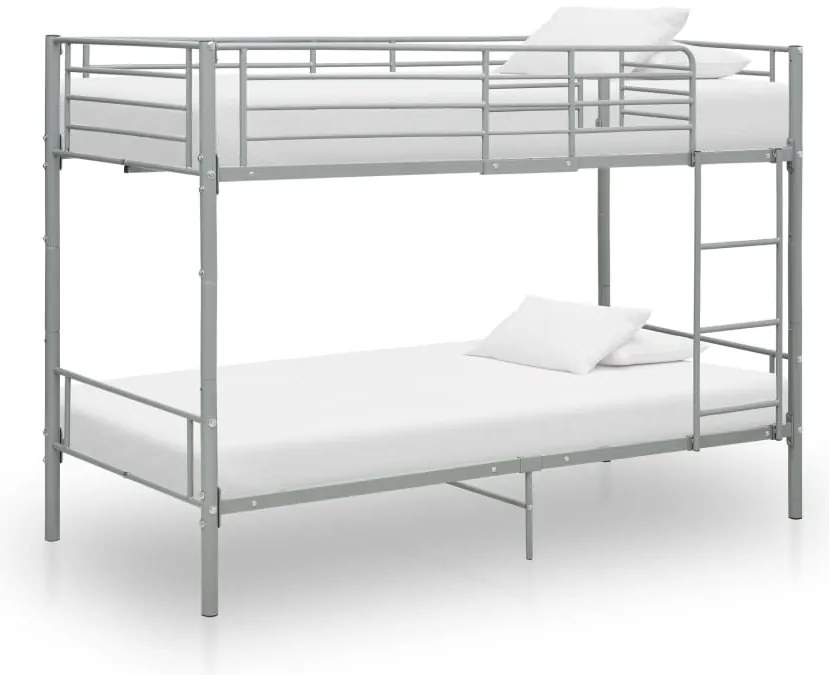 Beliche 90x200 cm metal cinzento
