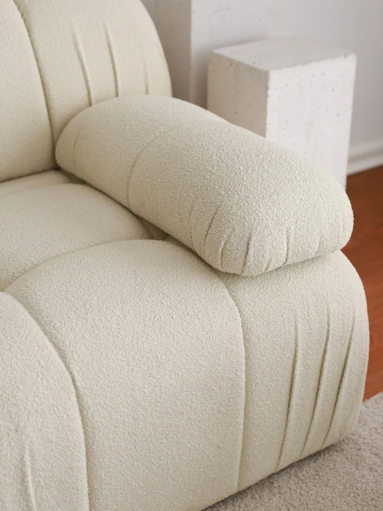 Sofá de 2 Lugares Soli – Branco – 178x74x89 cm
