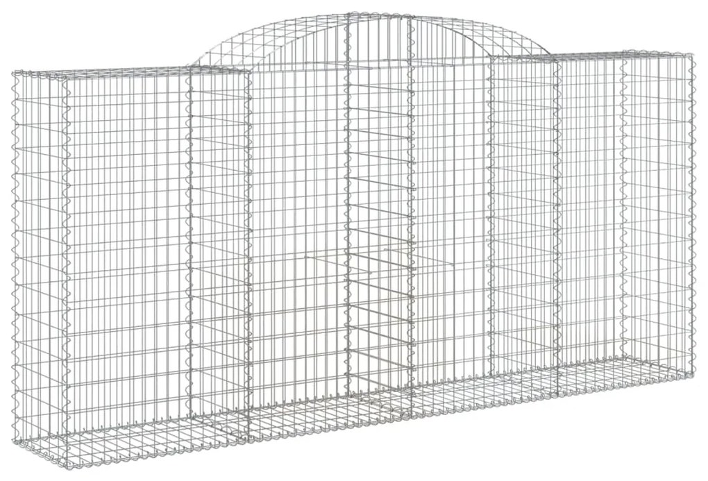 Cestos gabião arqueados 5pcs 300x50x140/160cm ferro galvanizado