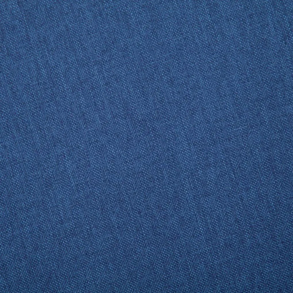 Sofá de 2 lugares em tecido azul
