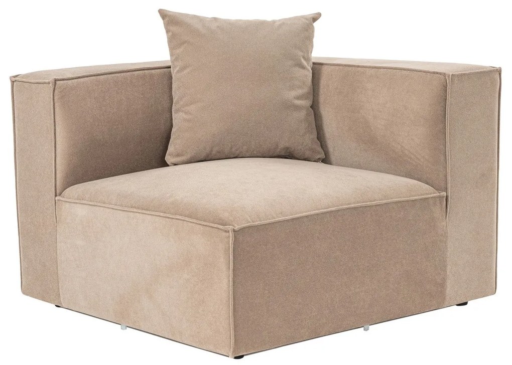 Sofá de 1 Lugar Sora – Cappuccino – 95x65x95 cm