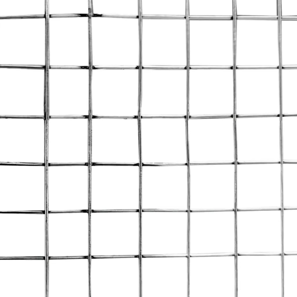 Gaiola para pássaros com porta aço galvanizado prateado