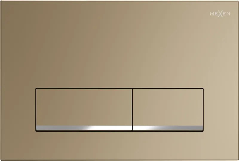 Mexen Fenix 12 botão de descarga, dourado champanhe - 601204