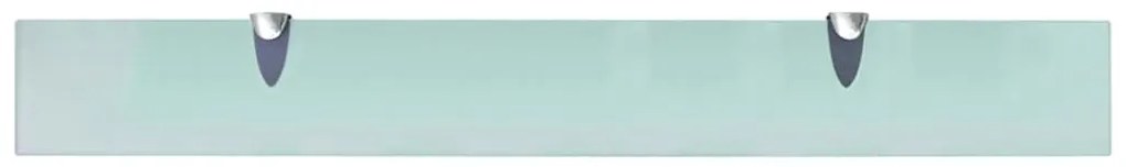 Prateleiras flutuantes 2 pcs vidro 80x10 cm 8 mm