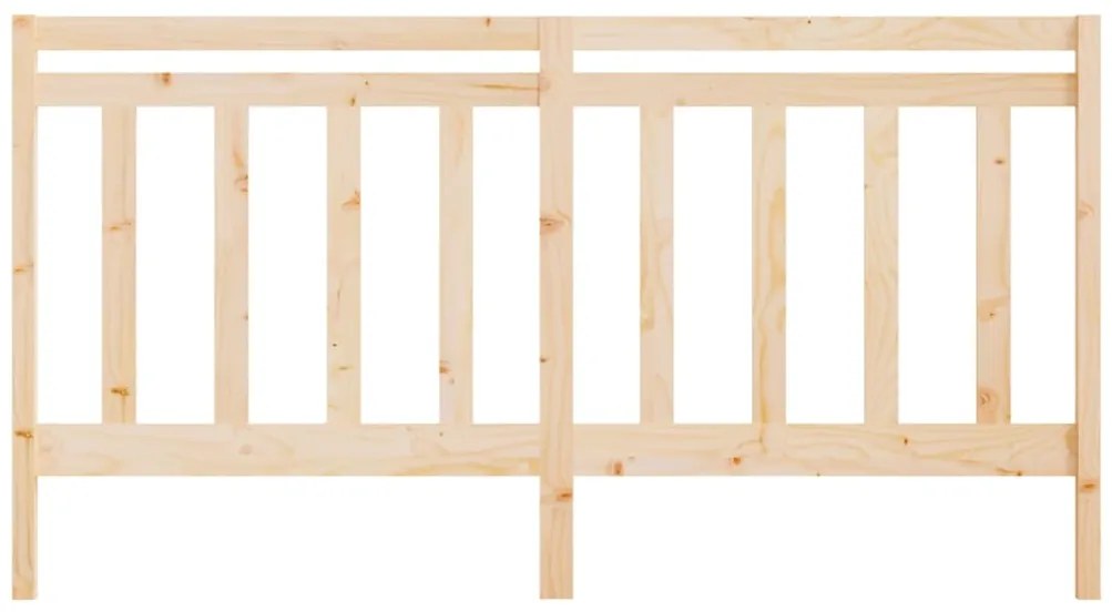 Cabeceira de cama 206x4x100 cm pinho maciço