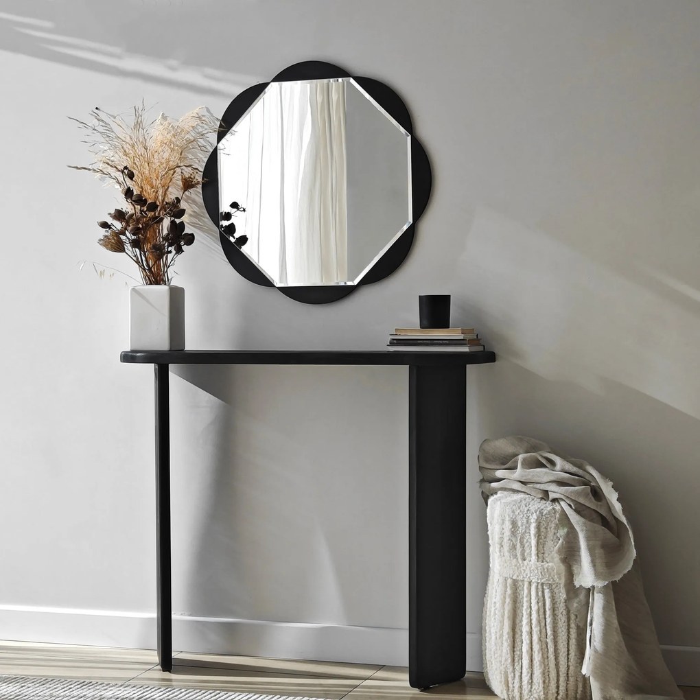 Espelho Fiore – Preto – 65 cm x 65 cm
