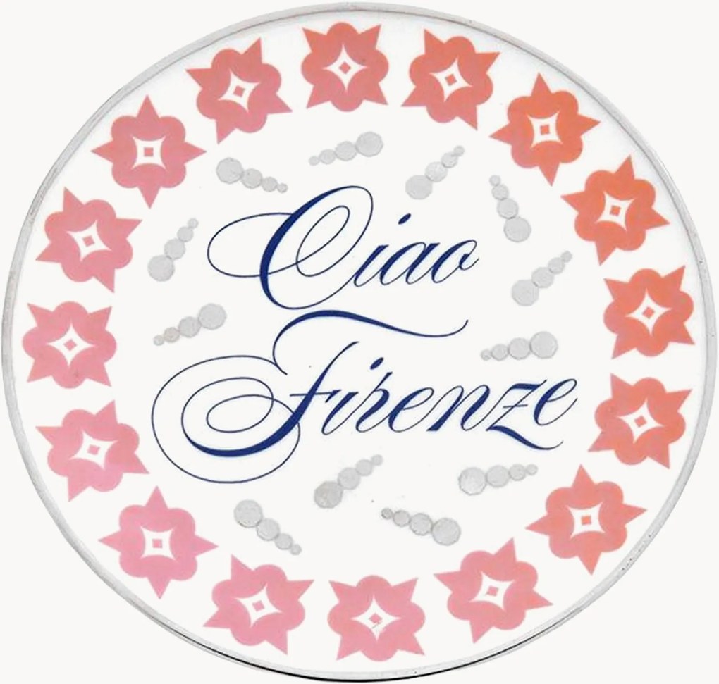 Prato de sobremesa em porcelana Firenze