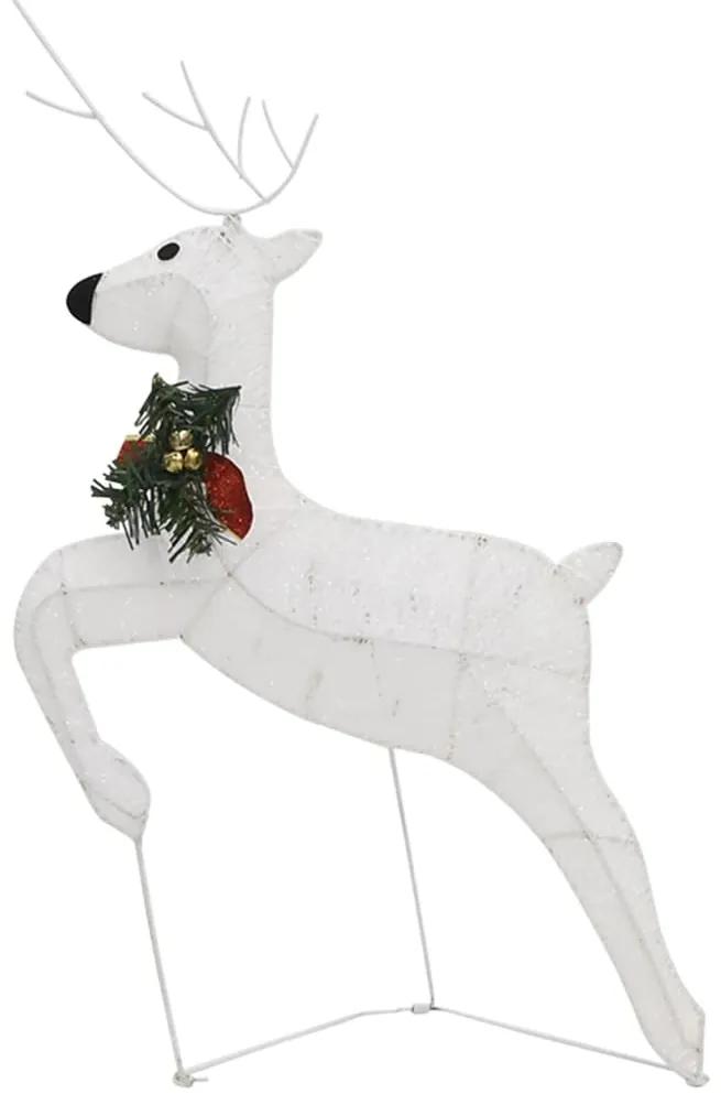 Decoração de Natal renas/trenó p/ exterior 100 luzes LED branco