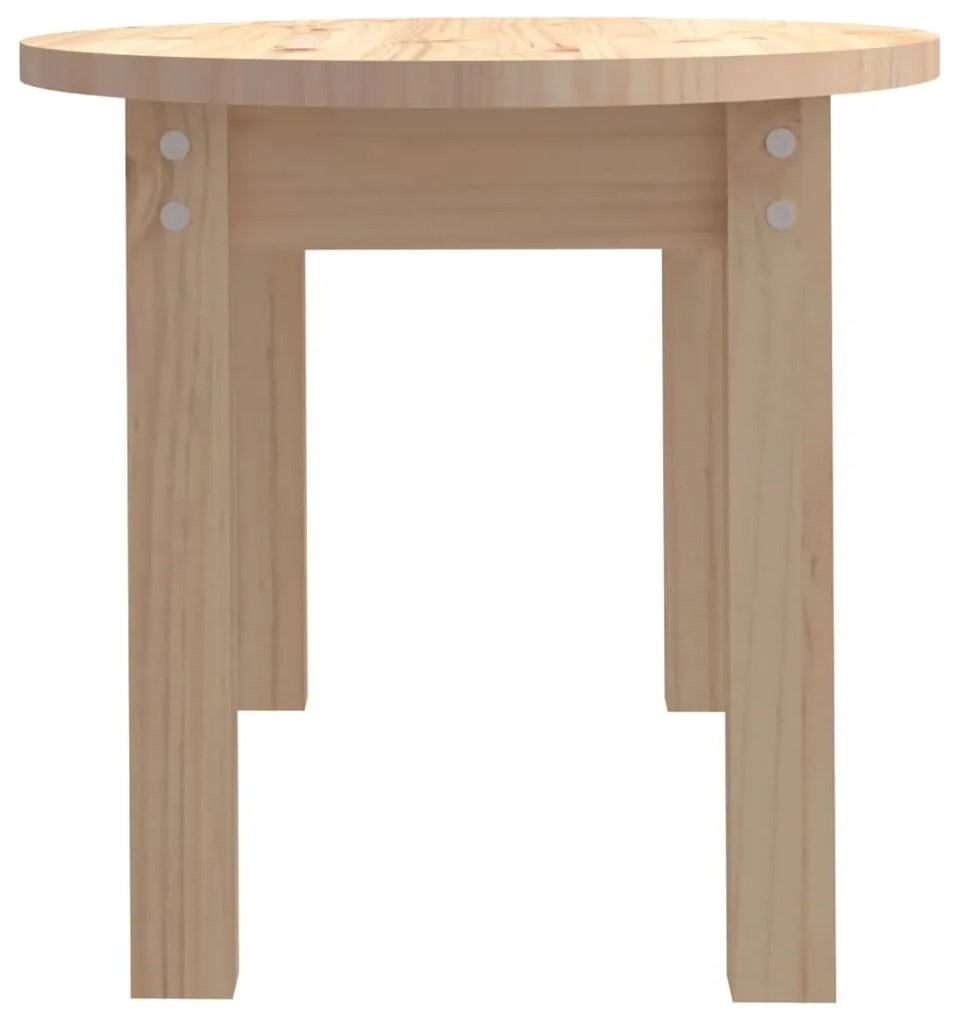 Mesa de centro 80x40x35 cm madeira de pinho maciça