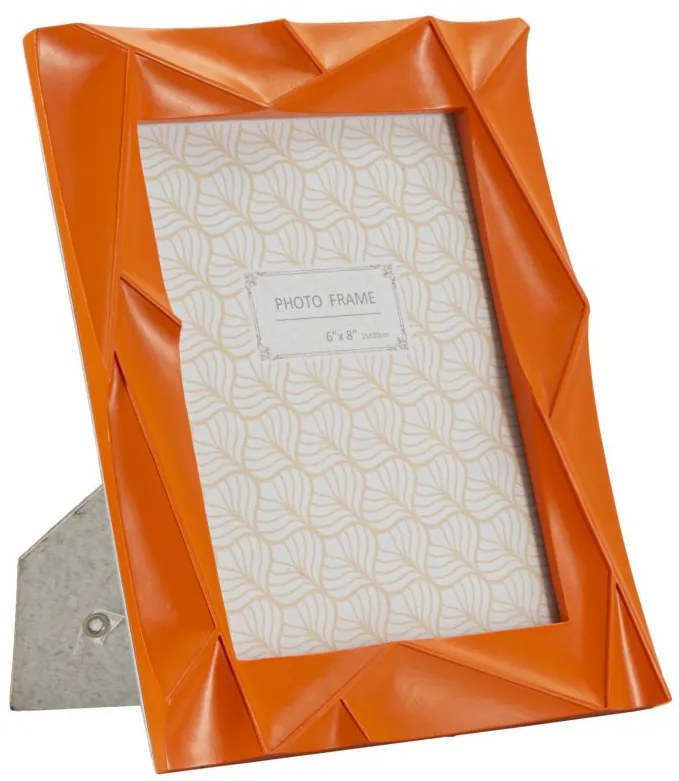 QUADRO LARANJA 20,8X2X26 CM (MEDIDA INTERNA 15X20 CM)