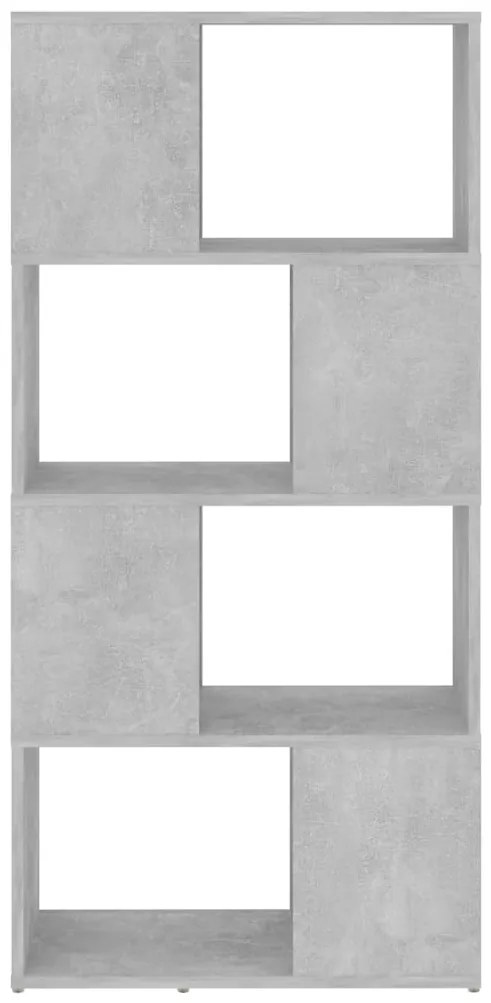 Estante/divisória 60x24x124,5 cm cinzento cimento