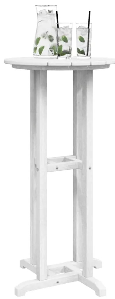 Mesa de Bar Branca 55x55x107 cm HDPE