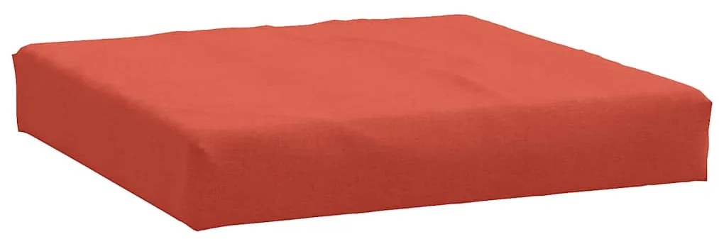 Almofadões de paletes 2 pcs mesclado tecido vermelho