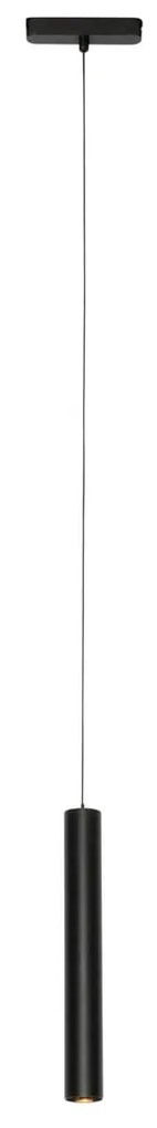 Candeeiro pendente moderno preto para sistema de calha monofásico 4.5W 3000K - Magnetic Cassie